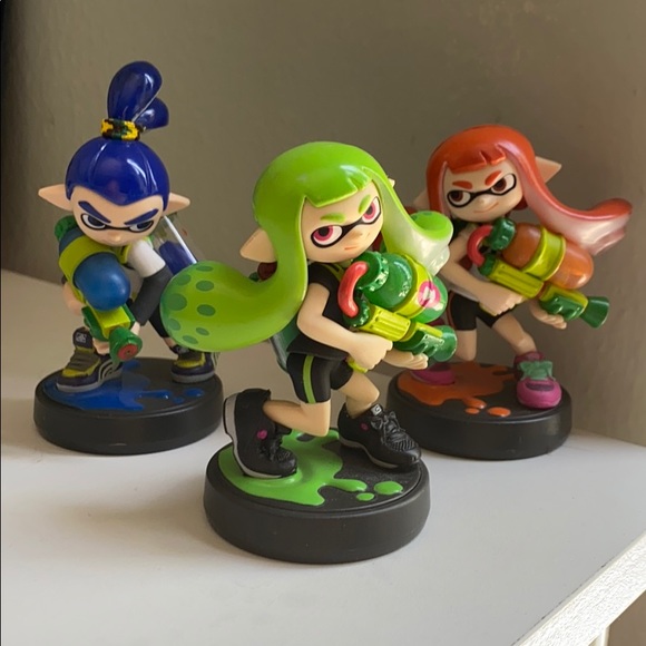 Splatoon 3-pack amiibo figures (Splatoon Series) - Picture 1 of 8